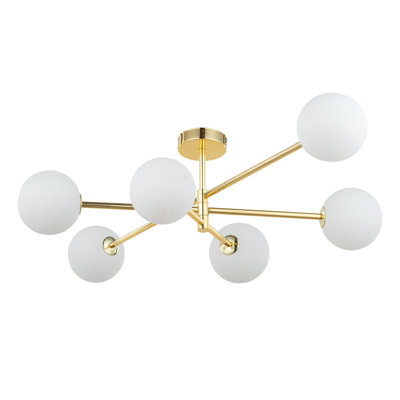 Drumnasole Glass Flush Mount