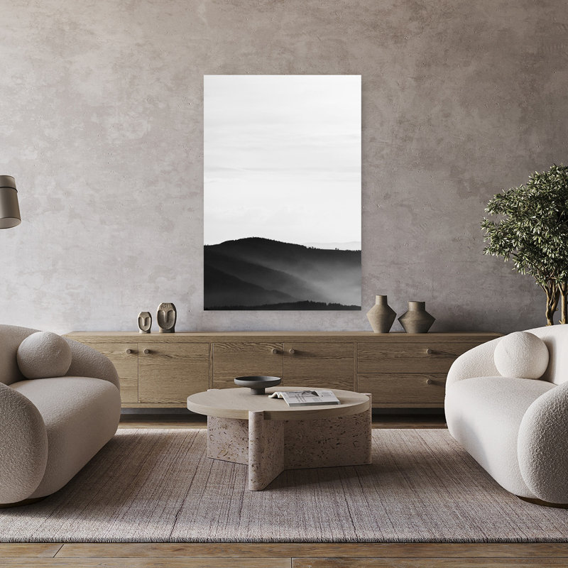 Mystic Scenery 2, paysage abstrait contemporain, art naturel, H 48 po x l 32 po