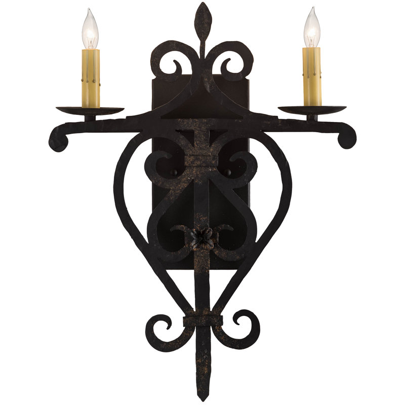 Fleur-de-lis 2 - Light Candle Wall Light
