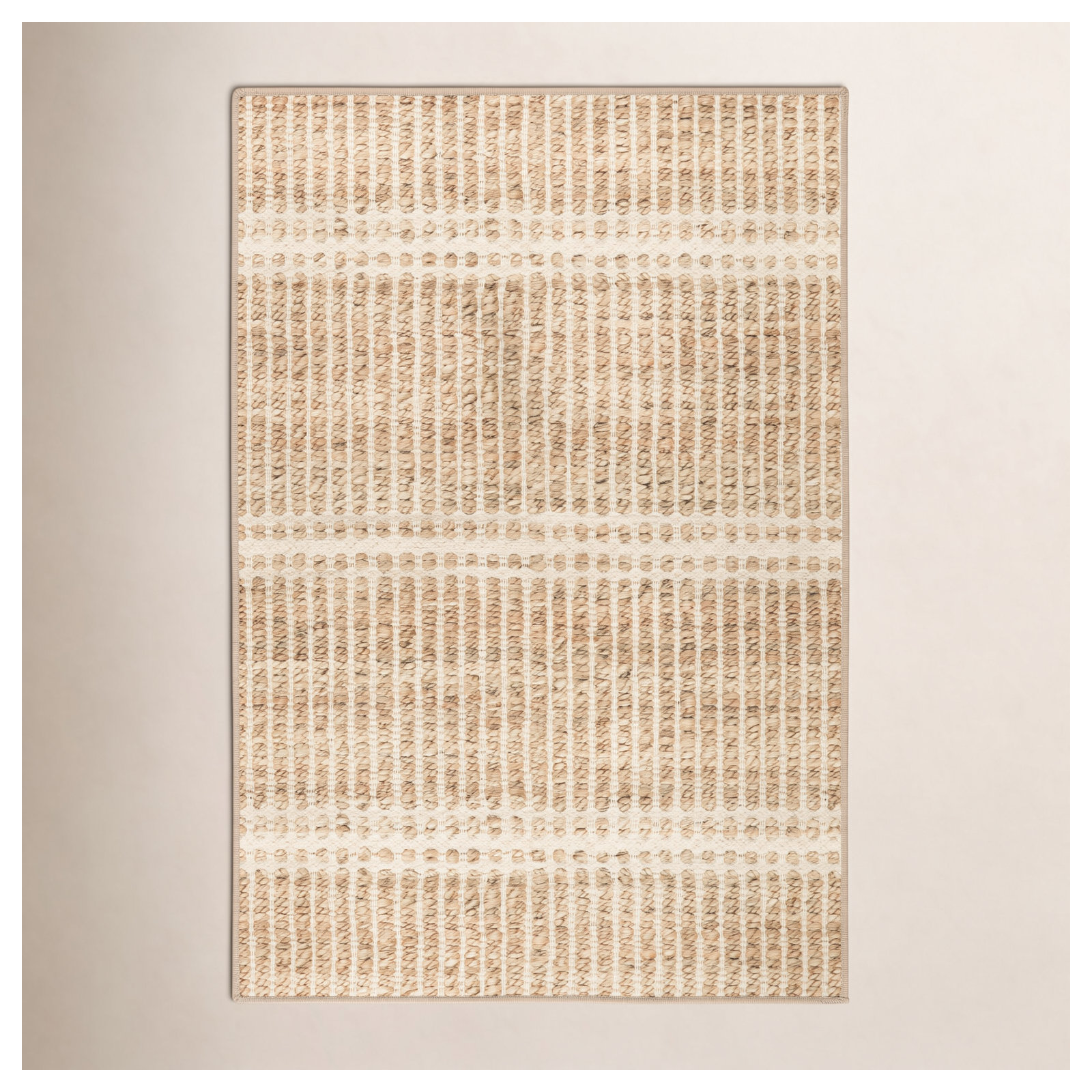 Arbor Natural Machine Washable Rug, Rectangle 3' x 5'
