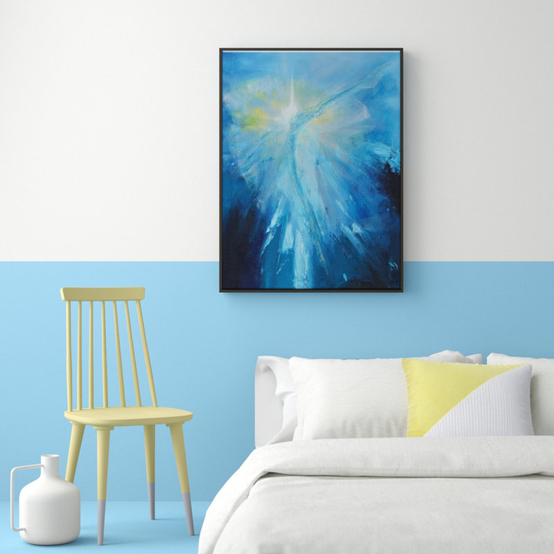 Print on Canvas, 102cm H x 76cm W, Black