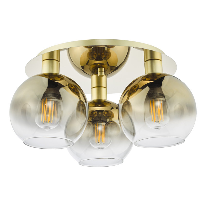 Abony Glass Semi Flush Mount