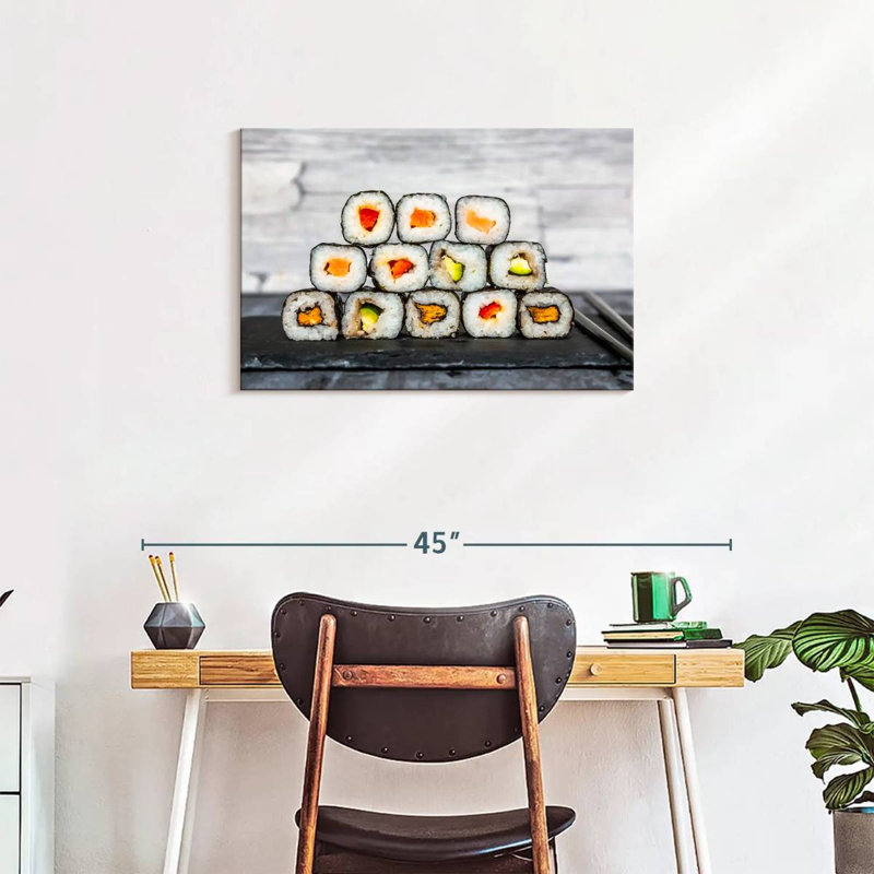 Sliced Sushi, 20" H x 30" W