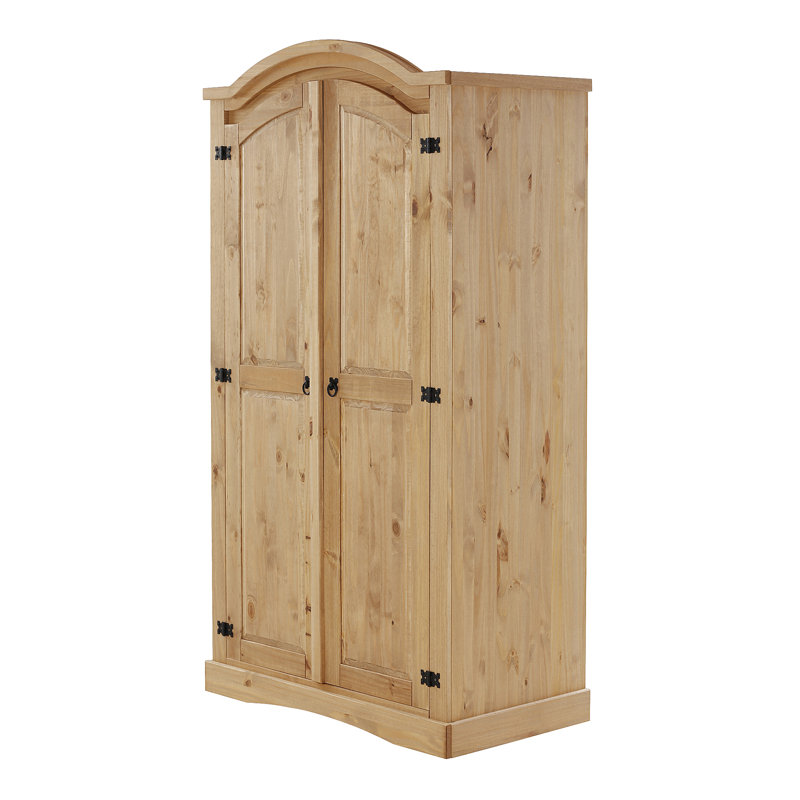 Dean 2 Door Solid Wood Wardrobe