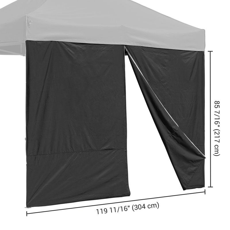 Paroi latérale, Noir, H 85,43 po x l 119,69 po x P 0,2 po