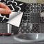 38.1cm W x 38.1cm L Aluminum Peel and Stick Mosaic Tile