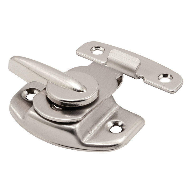 Serrure de ceinture Prime-Line, entraxes 1-1 / 2 po et 1-7 / 8 po, acier, nickel satiné (paquet simple)