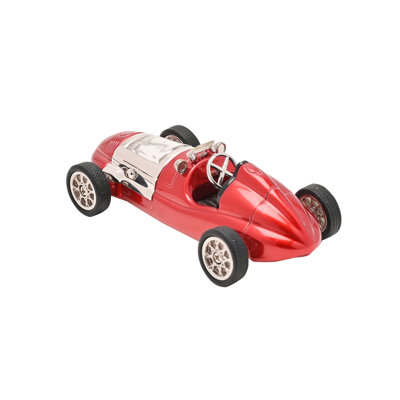 Miniature Clock Red Racing Car