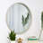 Wood Flat Wall Mirror-2089632610
