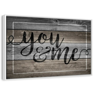 Plaque murale "You And Me"