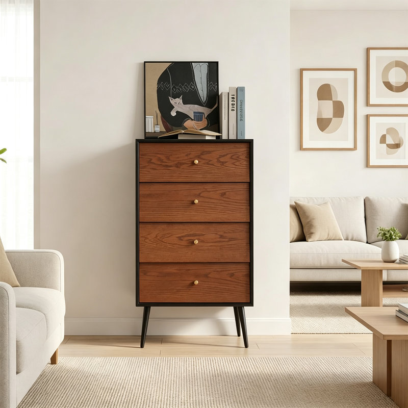 Grande commode décorative haute en métal, 39.37 " H x 23.62 " W x 15.75 " D