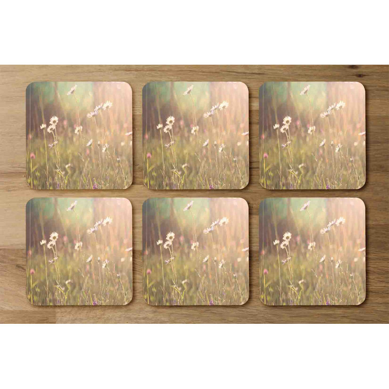Annajane Square 6 Piece Coaster Set