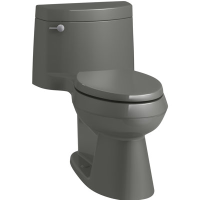 Toilette monobloc allongée Cimarron 1,28 GPF à faible consommation d'eau (siège inclus)