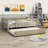  Wooden Daybed with with Trundle and Slats-1035742898-1035742899