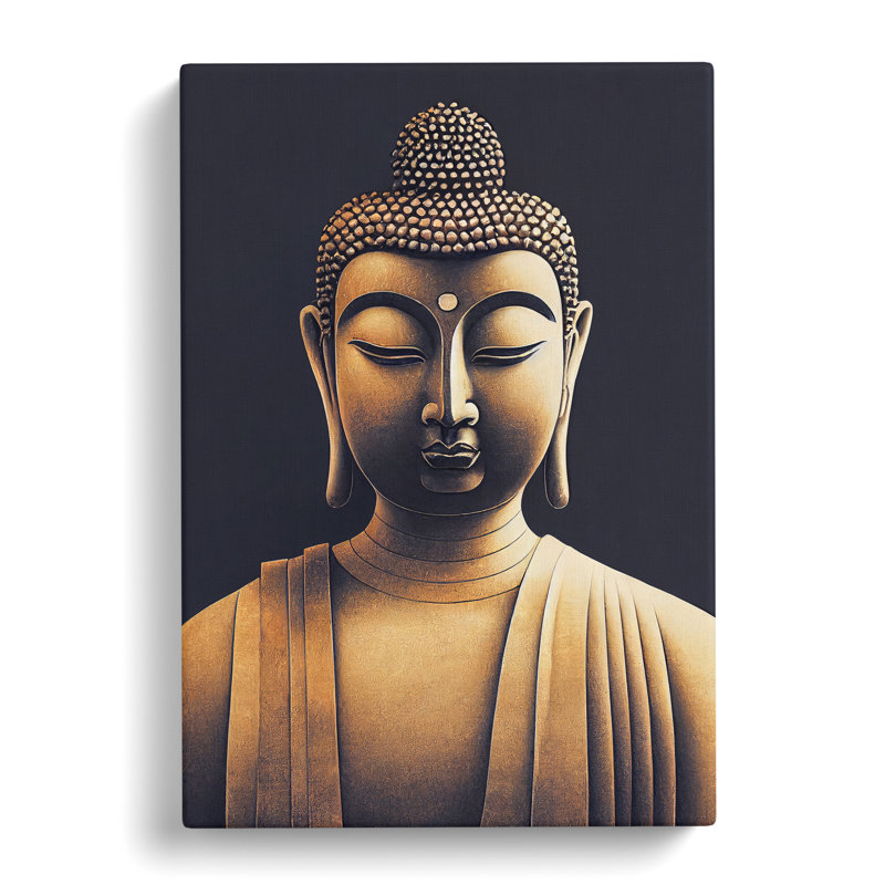 Magnificent Buddha - Wrapped Canvas, 50cm H x 35cm W x 3cm D