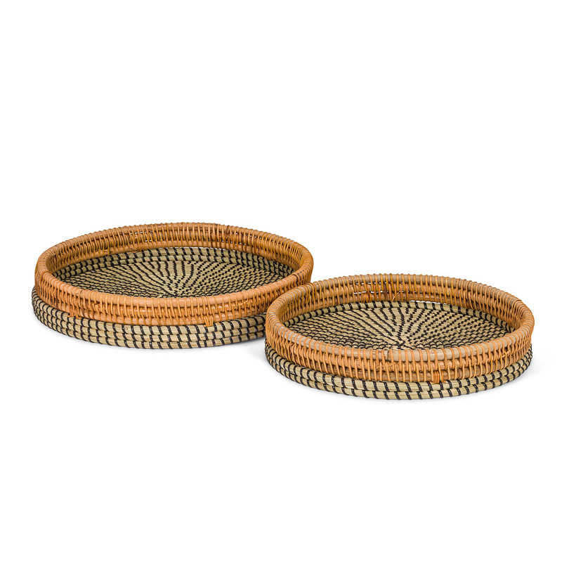 Tray, Black/Brown