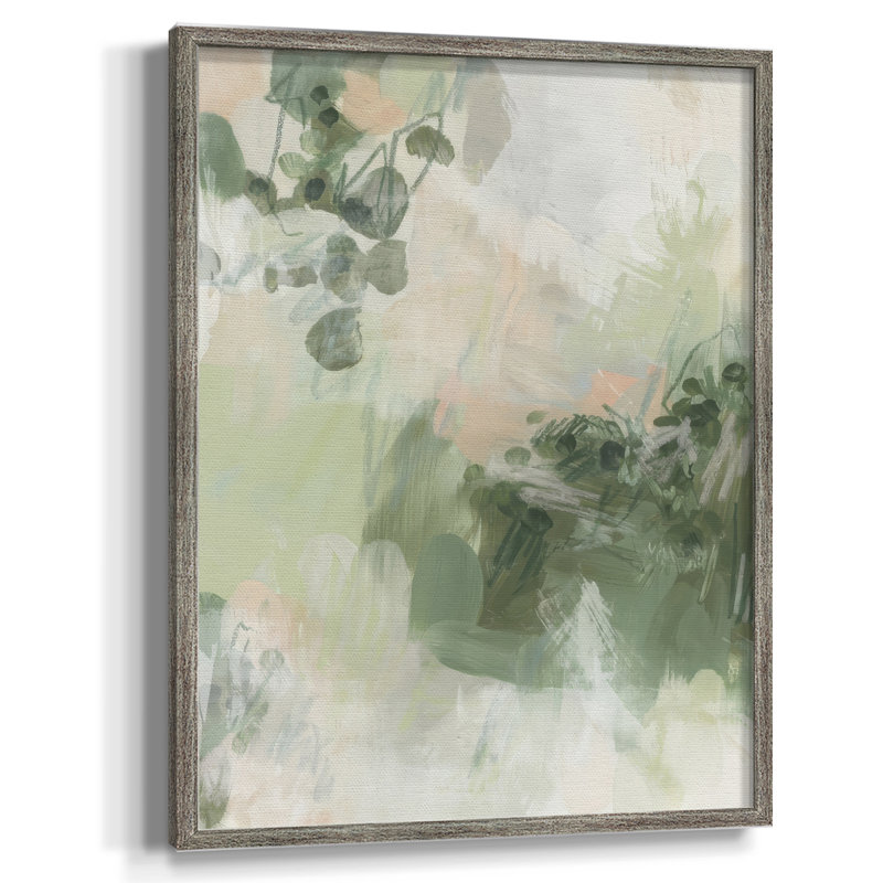 Lillypond Dream II Framed Print - Solid Wood, 15" H x 12" W