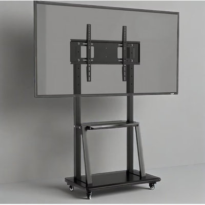 Support pour tableau intelligent convertible JYXCN | S'ajuste à 32-70 pouces, plateau amovible, stabilité de poids équilibré