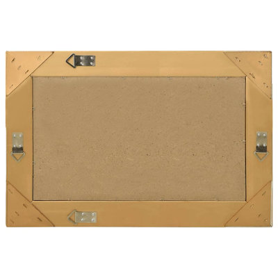 Ginsberg Wood Square Wall Mirror