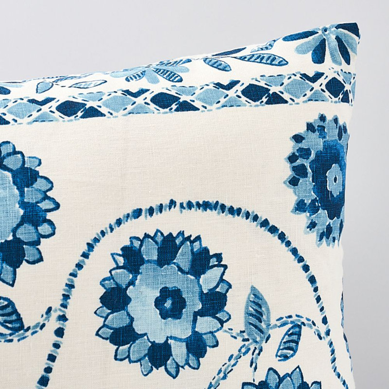 Zinnia Handmade Print Pillow