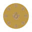 Ex Vote Gold Vegan Leather Round Coasters-119015137