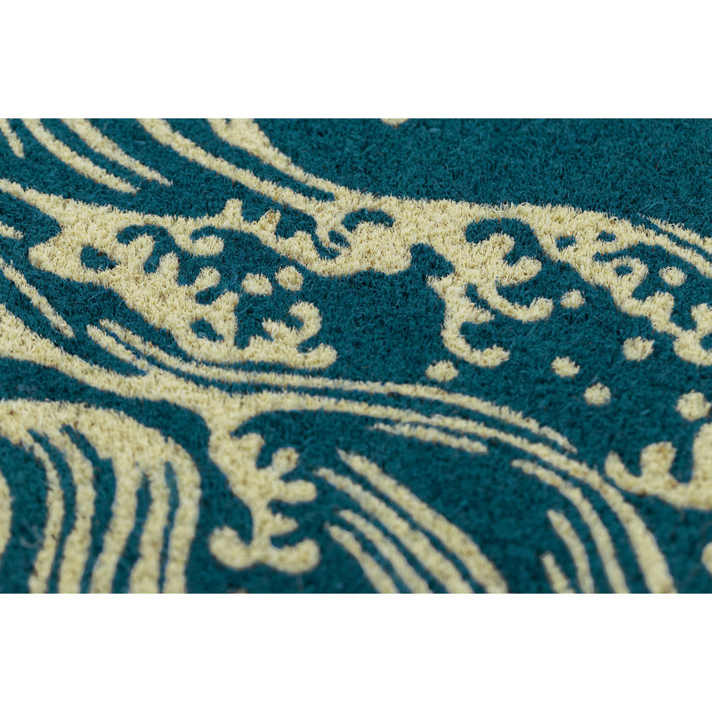 Paillasson Victoria and Albert Museum - Vagues, H 0,5 po x l 36 po x P 24 po