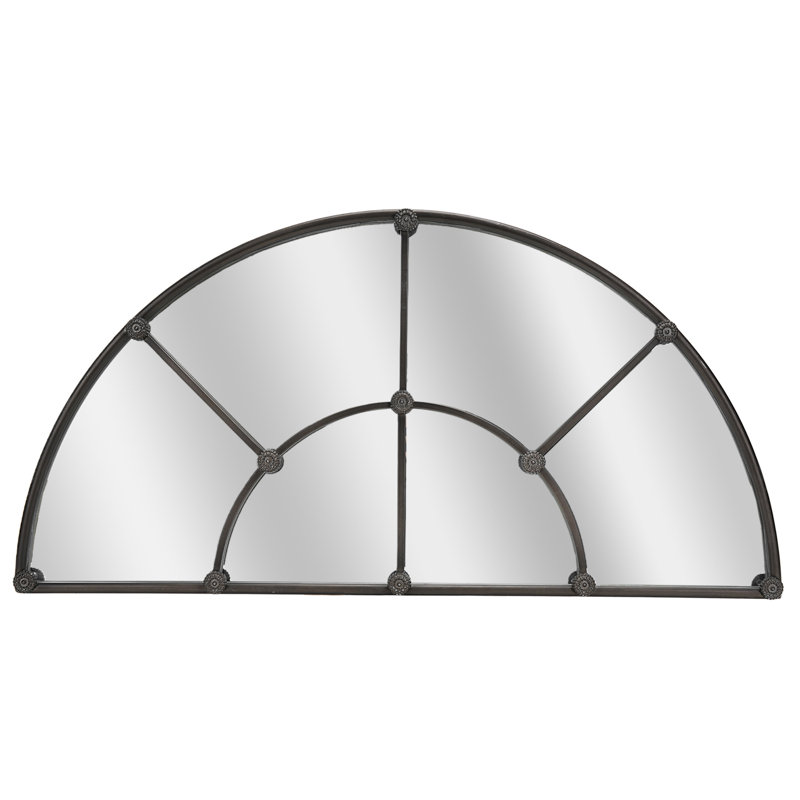 Greti Metal Half-circle Wall Mirror