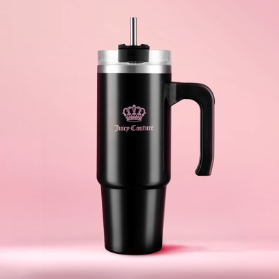 Juicy Couture Travel Style Fashion Water Bottle - 31.5oz
