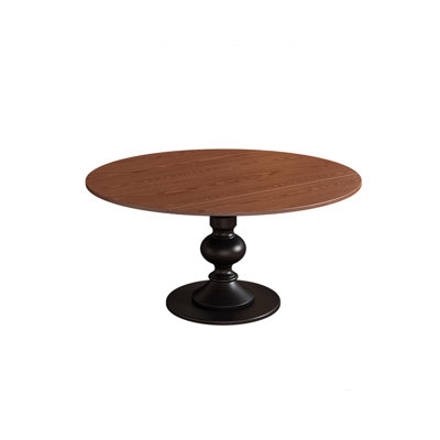 47.24"Medieval-style retractable round dining table