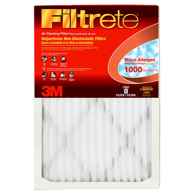 Filtre à air Filtrete, H 25 po x l 14 po x P 1 po