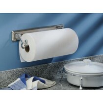 Dear Household Stainless Steel Paper Towel Holder Stand Designed for Easy  One- Handed Operation - This Sturdy Weighted Paper Towel Holder Countertop