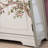 Simple Hand-Painted Camphor Wood Porch Cabinet