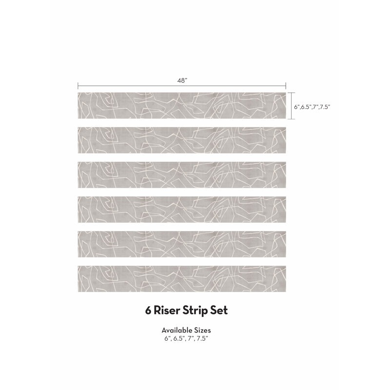 Adhésif décoratif peler et coller Biborka, H 6,5 po x l 48 po