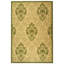 Tapis naturel / olive d'intérieure/extérieure à motif floral Herefordshire-20794529