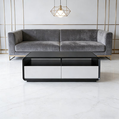 Table basse de luxe avec tiroir silencieux