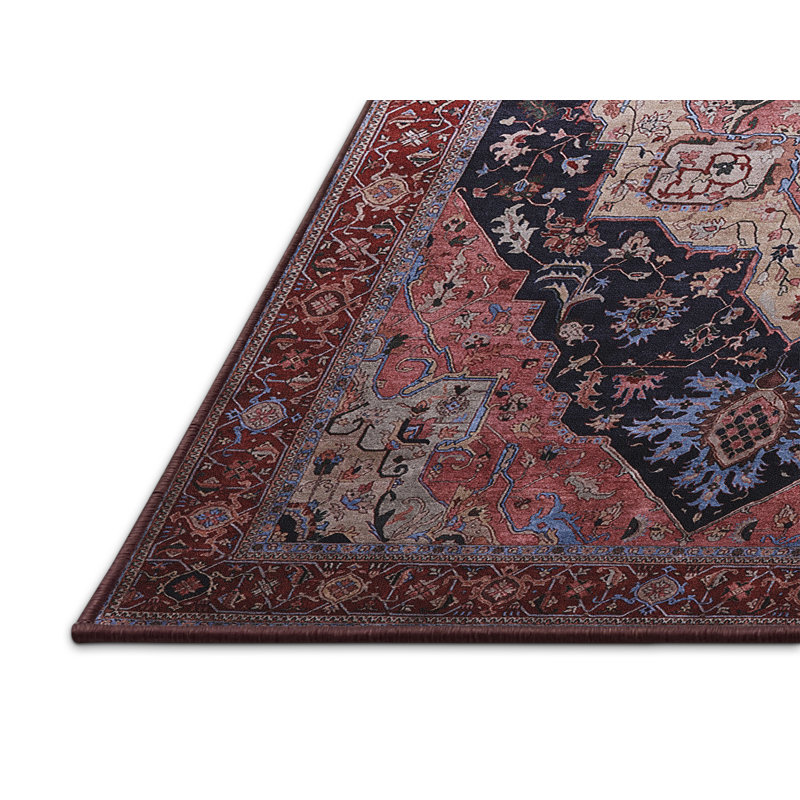 Tapis brun à motif oriental, Rectangle 8 pi x 12 pi