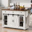 Îlot de cuisine de style champêtre de 58 pouces avec rangement-1493453547