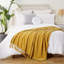 Jeté en velours Chenille, jeté décoratif à franges pour lit 50 po x 60 po-99483641