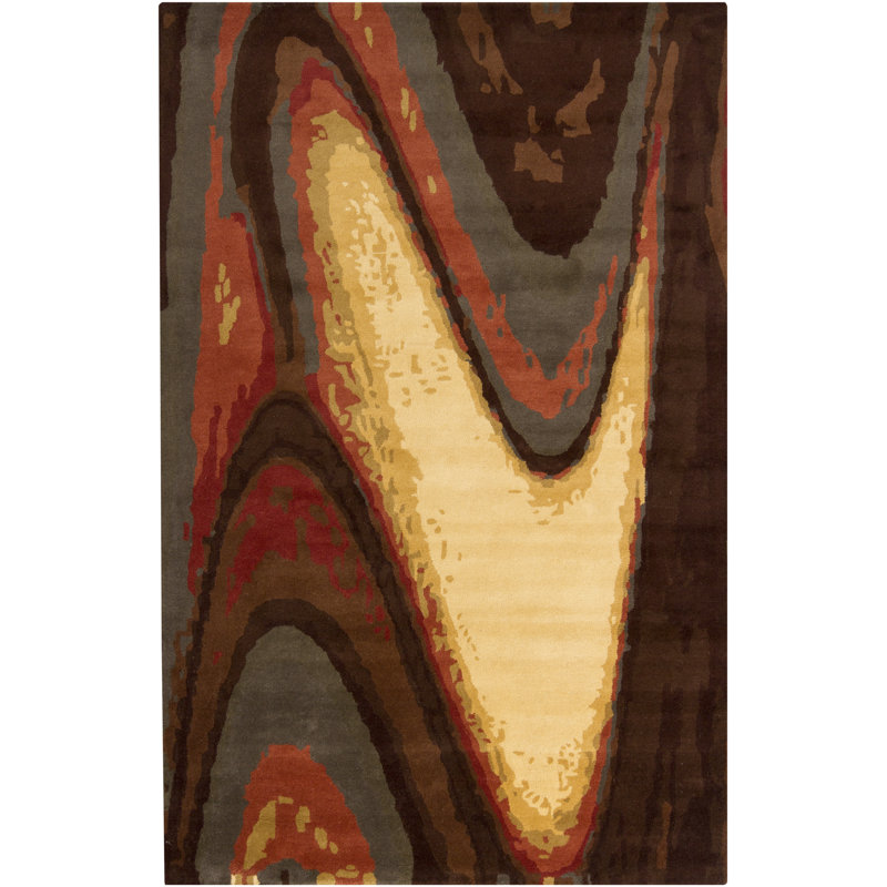 Blason Brown Area Rug, 8' x 11'