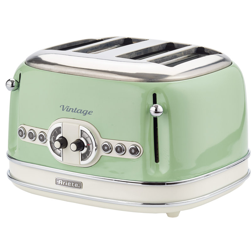 Ariete Vintage 4 Slice Toaster, Green