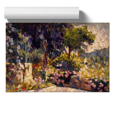 Flowered Terrace by Henri Edmond Cross - Frameless Print