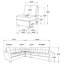 Canapé modulaire rembourré 4 pièces Ashland-1161575800