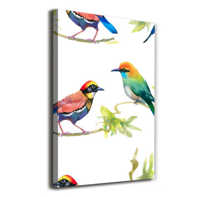Birds - Wrapped Canvas Print