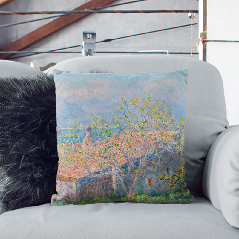 Gardener's House At Antibes Square Throw Cushion, 55cm H x 55cm W x 20cm D