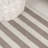Isibeal Modern Classic Mitre Stripe Brown/Ivory Rug-954424104