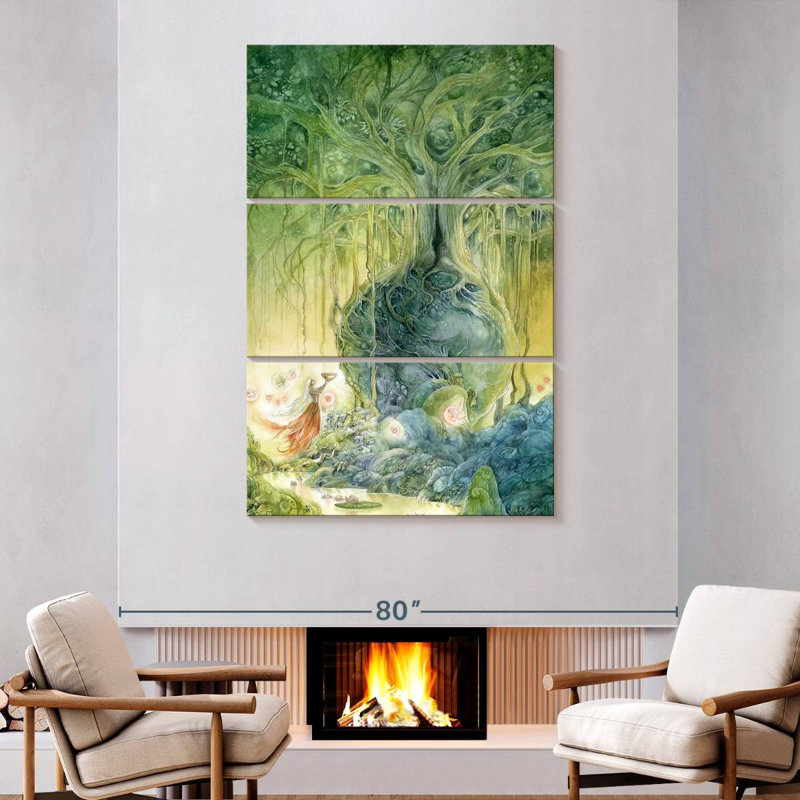 Kelan Banyan, 74" H x 48" W