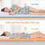 Surmatelas en mousse viscoélastique imprégnée de gel et de cuivre de 3 pouces pour lit très grand avec soulagement de la pression et certification CertiPUR-US-700445117-700445119