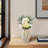 Terracotta Vase With Textured Carved Design Decorative Modern Accent Piece