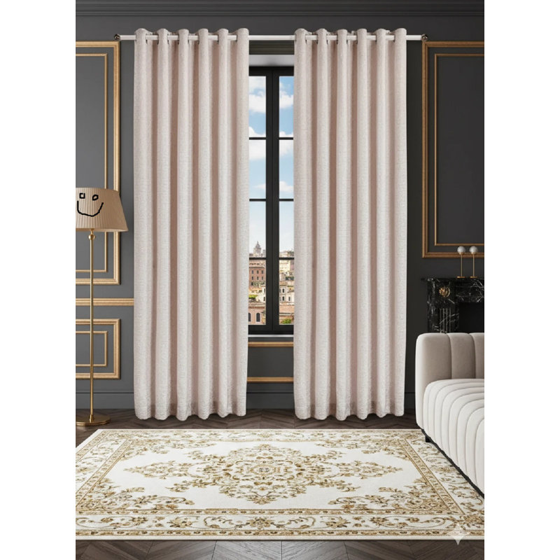 Room Darkening Curtain Panel Pair, 117cm W x 137cm L