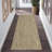 Braided Printed Texture Machine Washable Rug with Rubber Backing for Living Room Non-Slip Dining Room Rug Easy-Cleaning Floor Carpet for Bedroom-1667285954